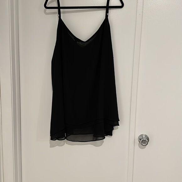 Torrid 5 Plus Black blouse 100 percent polyester - Picture 4 of 5